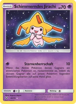 Schimmerndes Jirachi