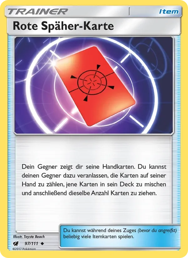 Rote Späher-Karte