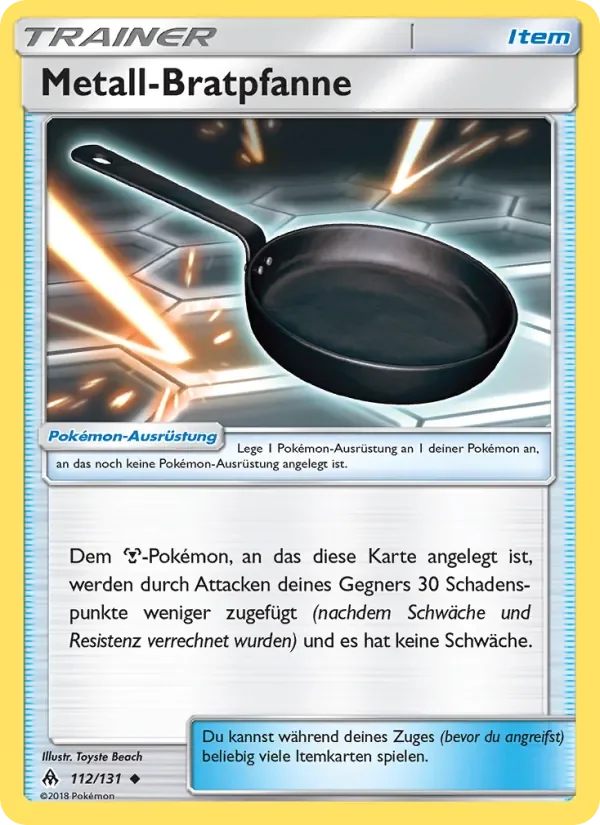 Metall-Bratpfanne