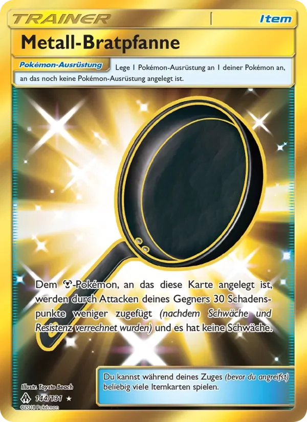 Metall-Bratpfanne