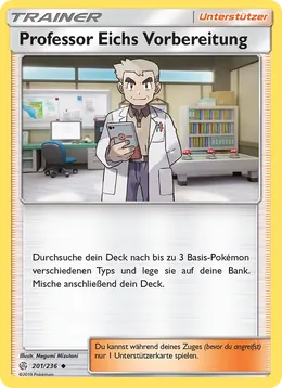 Professor Eichs Vorbereitung