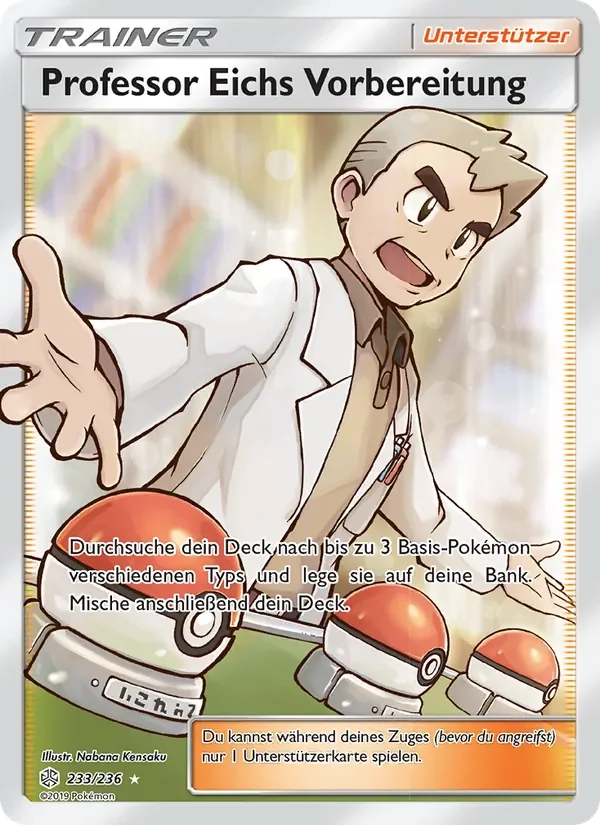 Professor Eichs Vorbereitung