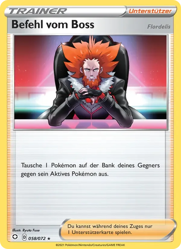 Befehl vom Boss