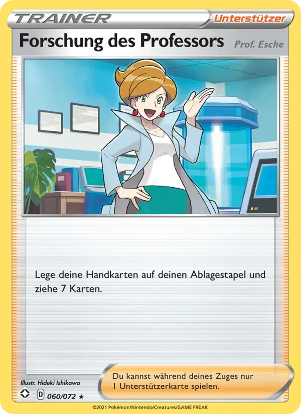 Forschung des Professors