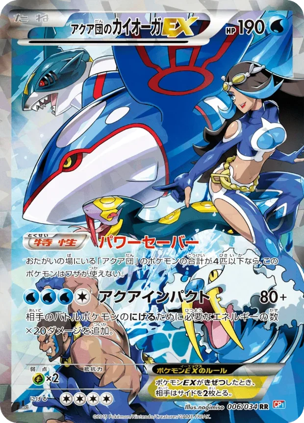 Team Aquas Kyogre EX