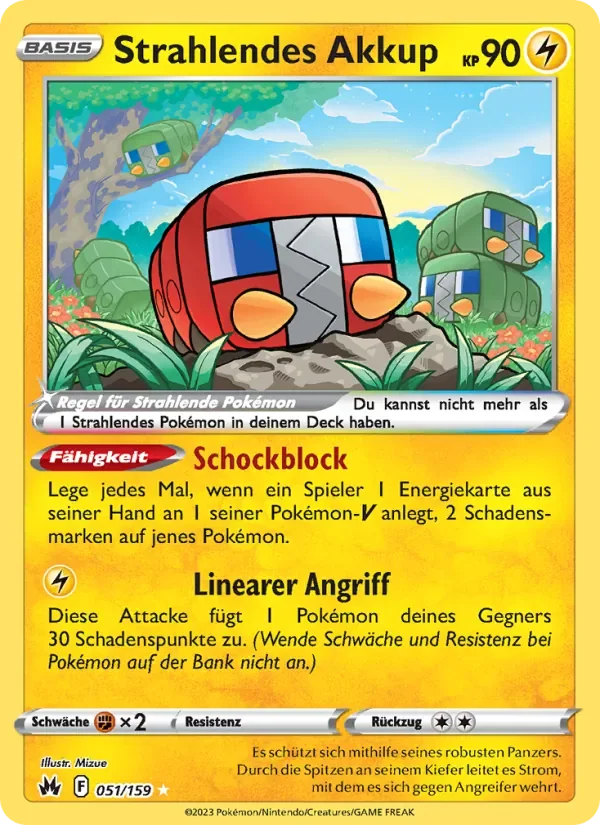 Strahlendes Akkup