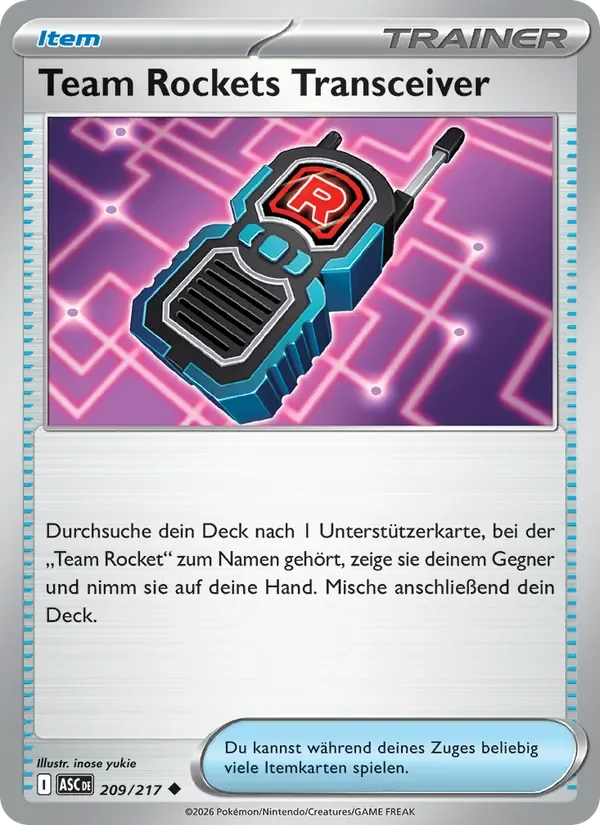 Team Rockets Transceiver