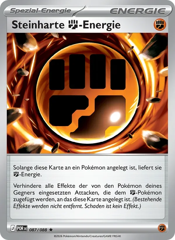 Steinharte Fighting-Energie