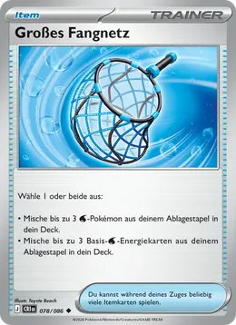 Großes Fangnetz