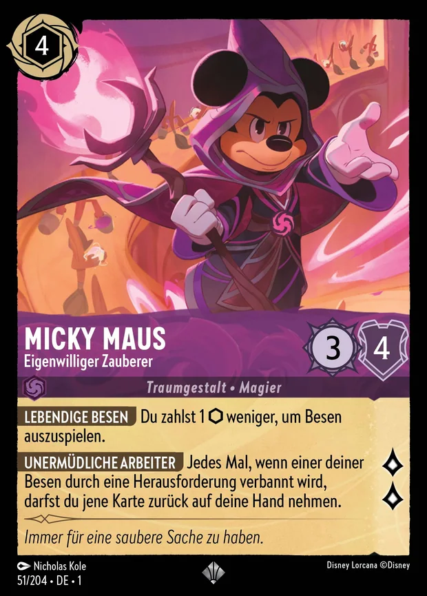 Micky Maus - Eigenwilliger Zauberer