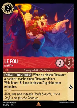 Le Fou - Anstifter