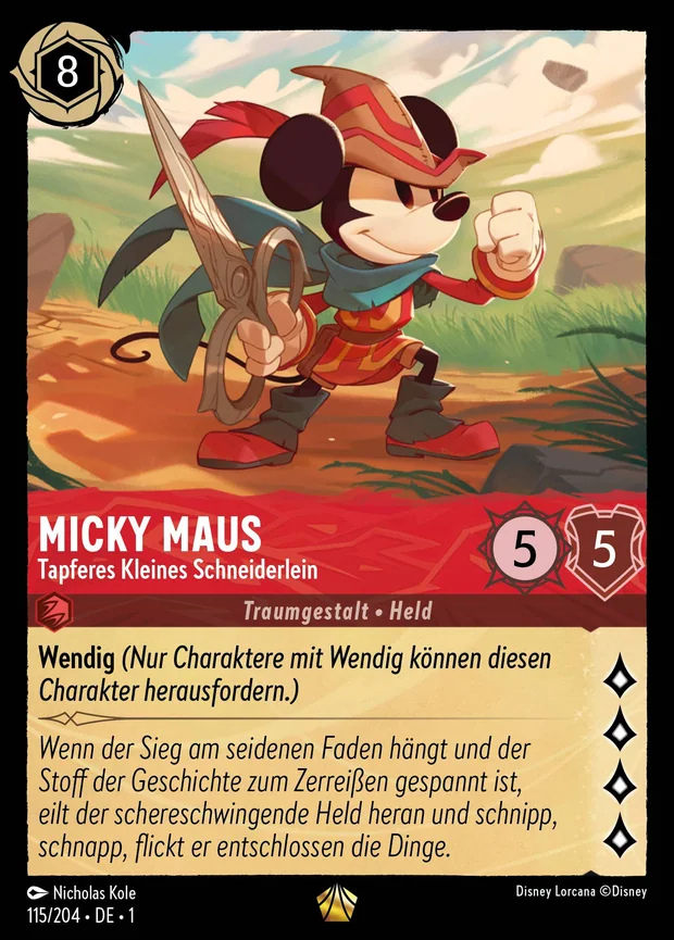 Micky Maus - Tapferes Kleines Schneiderlein