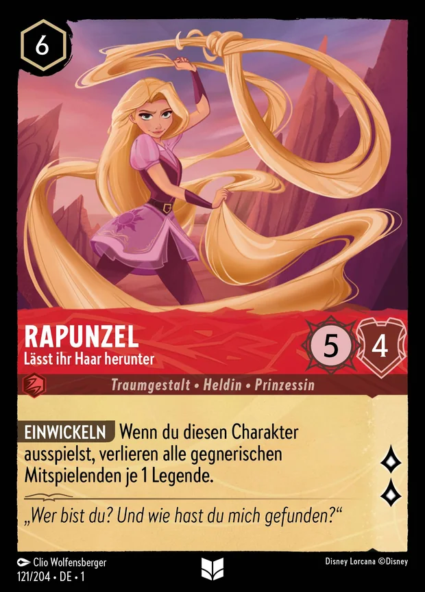 Rapunzel - Lässt ihr Haar herunter