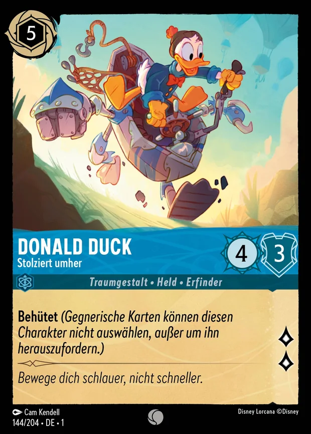 Donald Duck - Stolziert umher
