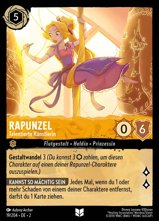 Rapunzel - Talentierte Künstlerin