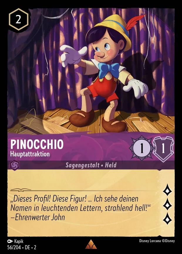 Pinocchio - Hauptattraktion
