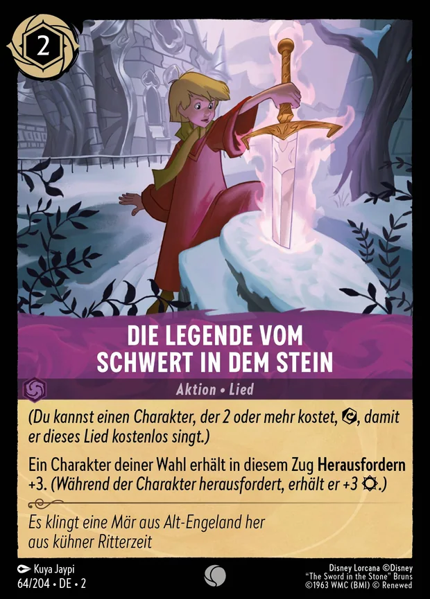 Die Legende vom Schwert in dem Stein