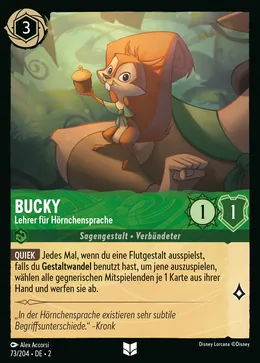 Bucky - Lehrer für Hörnchensprache