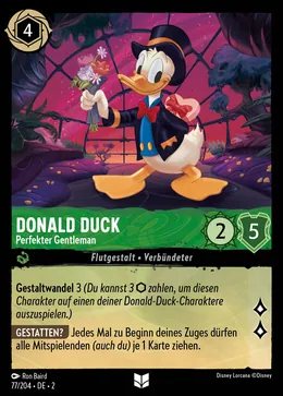 Donald Duck - Perfekter Gentleman