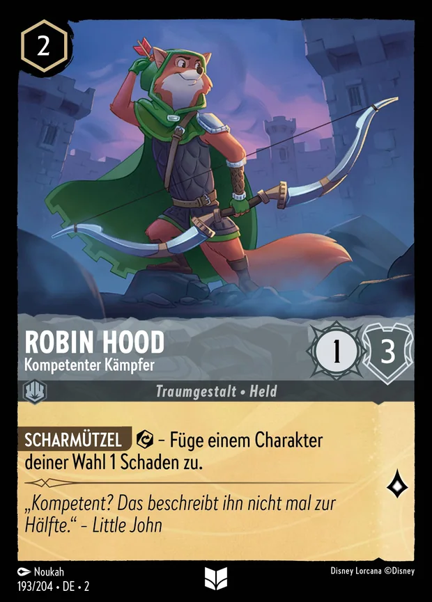 Robin Hood - Kompetenter Kämpfer