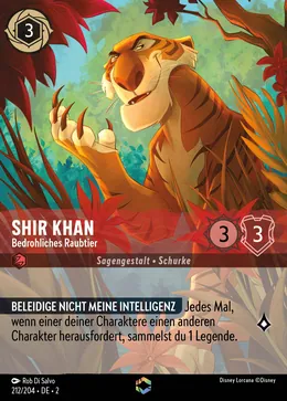 Shir Khan - Bedrohliches Raubtier