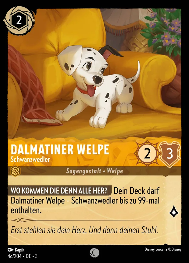 Dalmatiner Welpe - Schwanzwedler