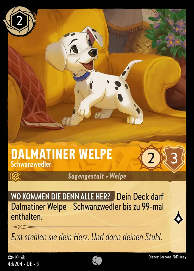 Dalmatiner Welpe - Schwanzwedler