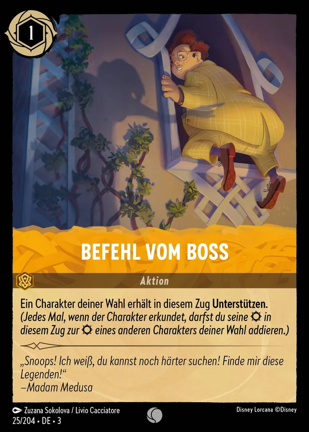 Befehl vom Boss