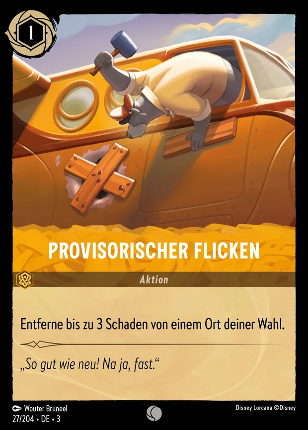 Provisorischer Flicken