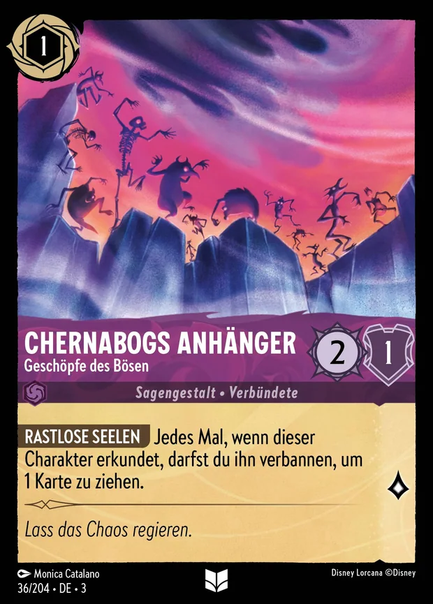 Chernabogs Anhänger - Geschöpfe des Bösen