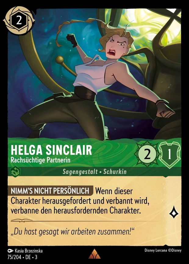 Helga Sinclair - Rachsüchtige Partnerin
