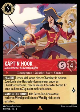 Käpt'n Hook - Meisterhafter Schwertkämpfer