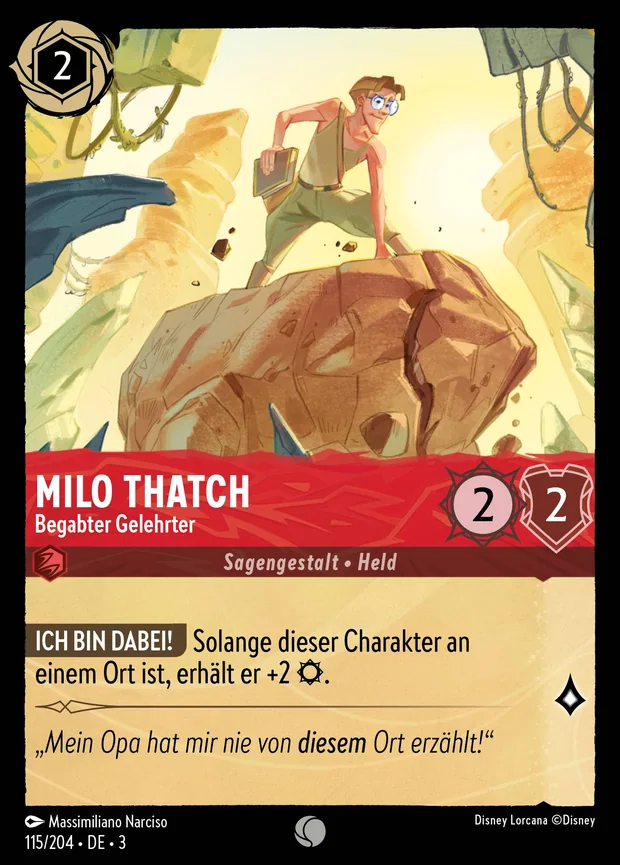 Milo Thatch - Begabter Gelehrter