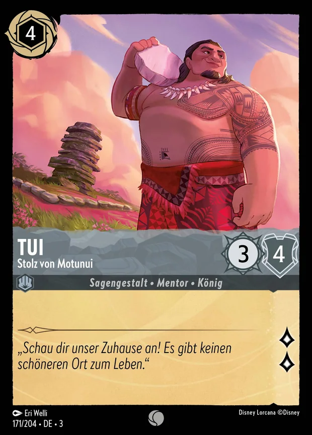 Tui - Stolz von Motunui