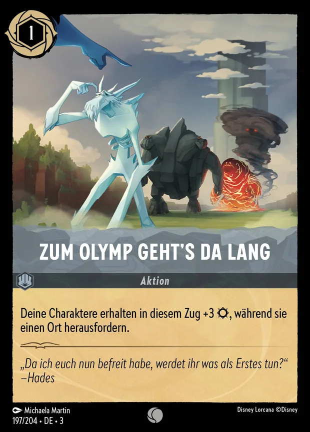Zum Olymp geht's da lang