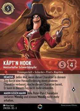 Käpt'n Hook - Meisterhafter Schwertkämpfer