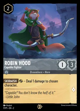 Robin Hood - Capable Fighter