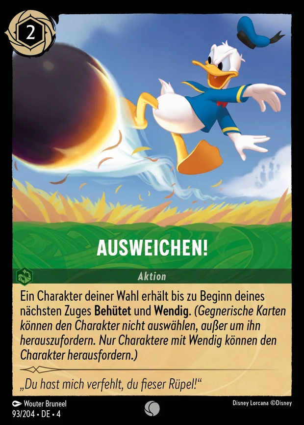 Ausweichen!