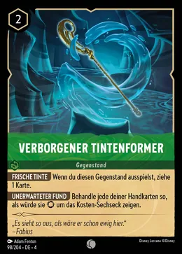 Verborgener Tintenformer