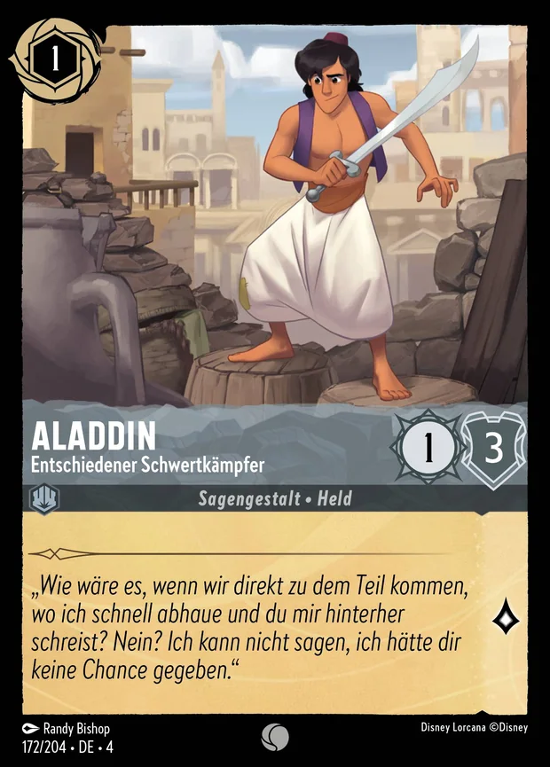 Aladdin - Entschiedener Schwertkämpfer