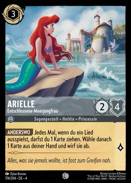 Arielle - Entschlossene Meerjungfrau
