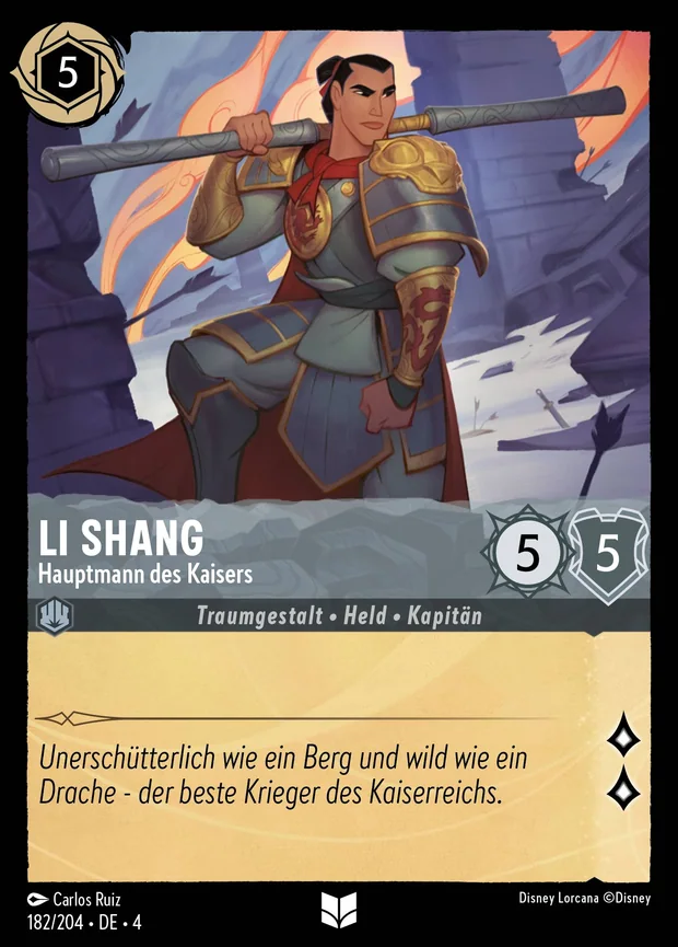 Li Shang - Hauptmann des Kaisers