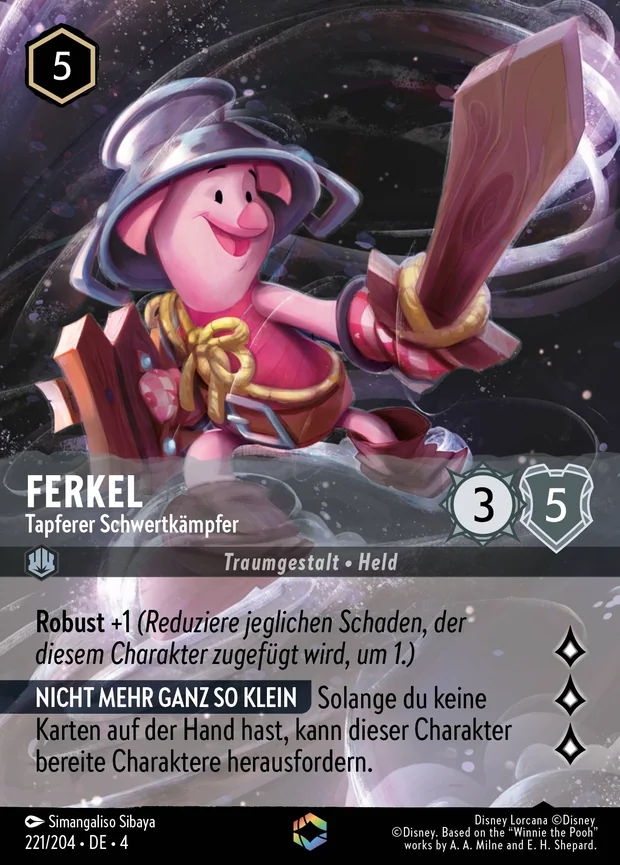 Ferkel - Tapferer Schwertkämpfer