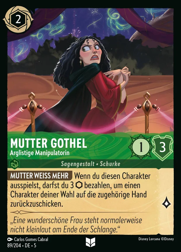 Mutter Gothel - Arglistige Manipulatorin