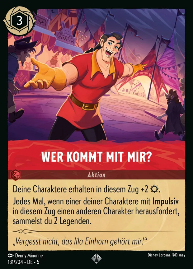 Wer kommt mit mir?