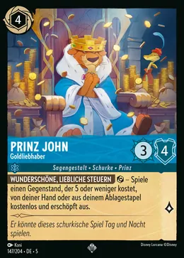 Prinz John - Goldliebhaber
