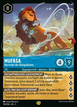 Mufasa - Herrscher des Königsfelsens