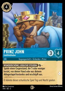 Prinz John - Goldliebhaber