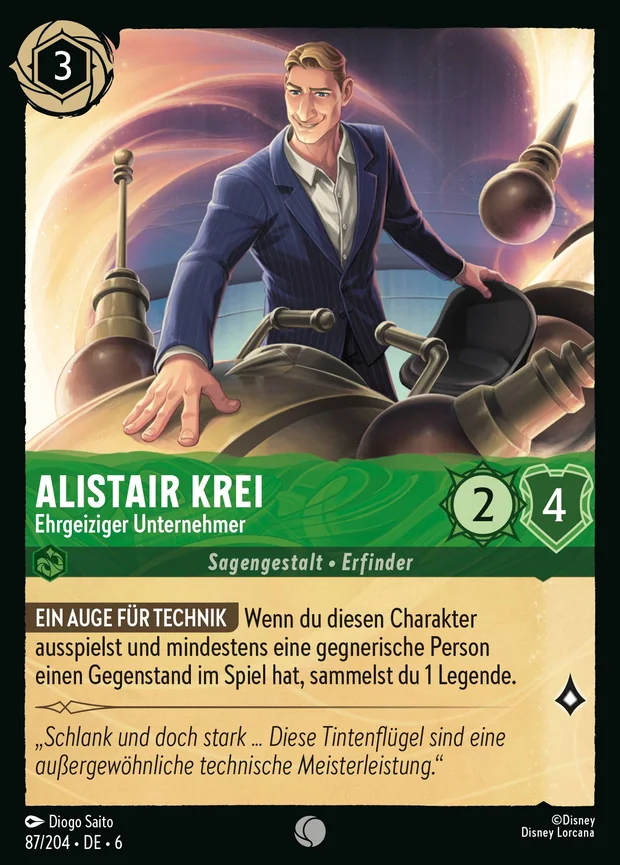 Alistair Krei - Ehrgeiziger Unternehmer