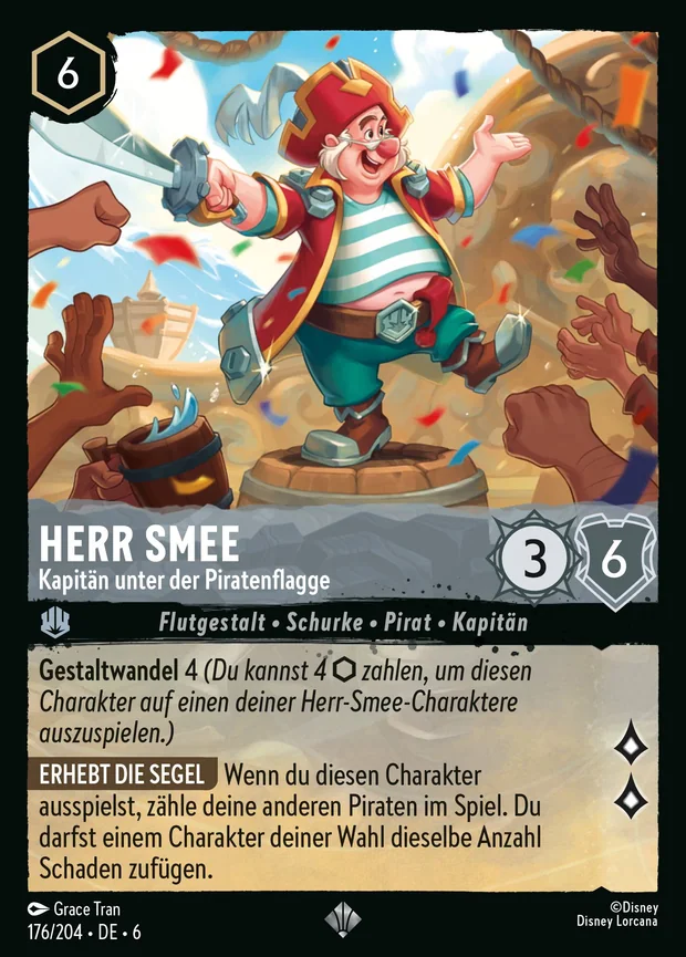 Herr Smee - Kapitän unter der Piratenflagge